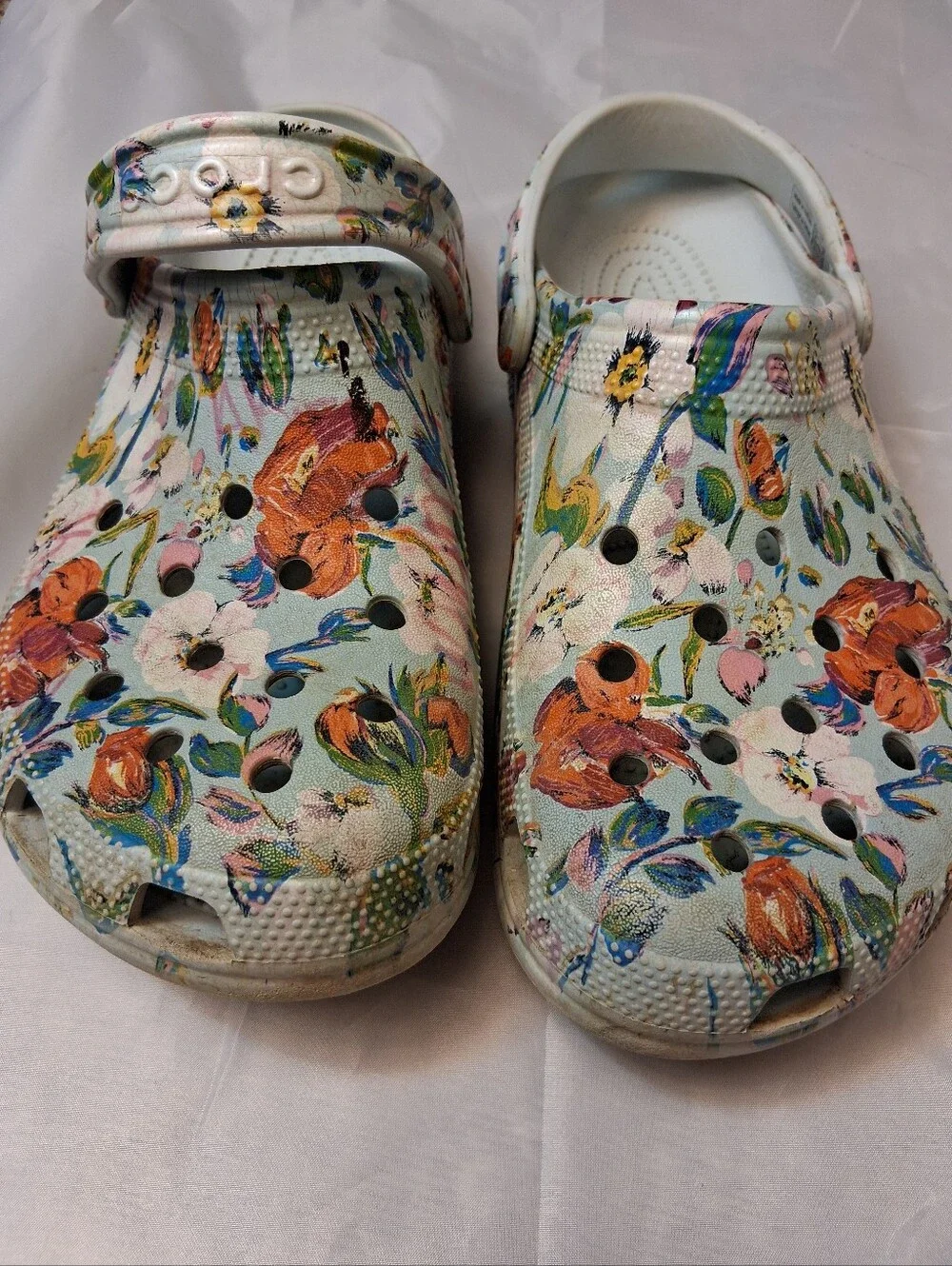 Crocs x Vera Bradley Classic Clogs Sea Air Floral Women's Size 10